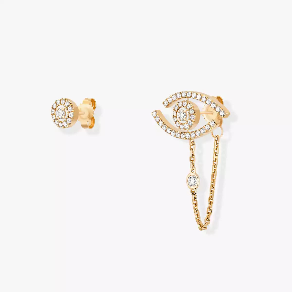 [GALE]Lucky Eye Diamond Earrings