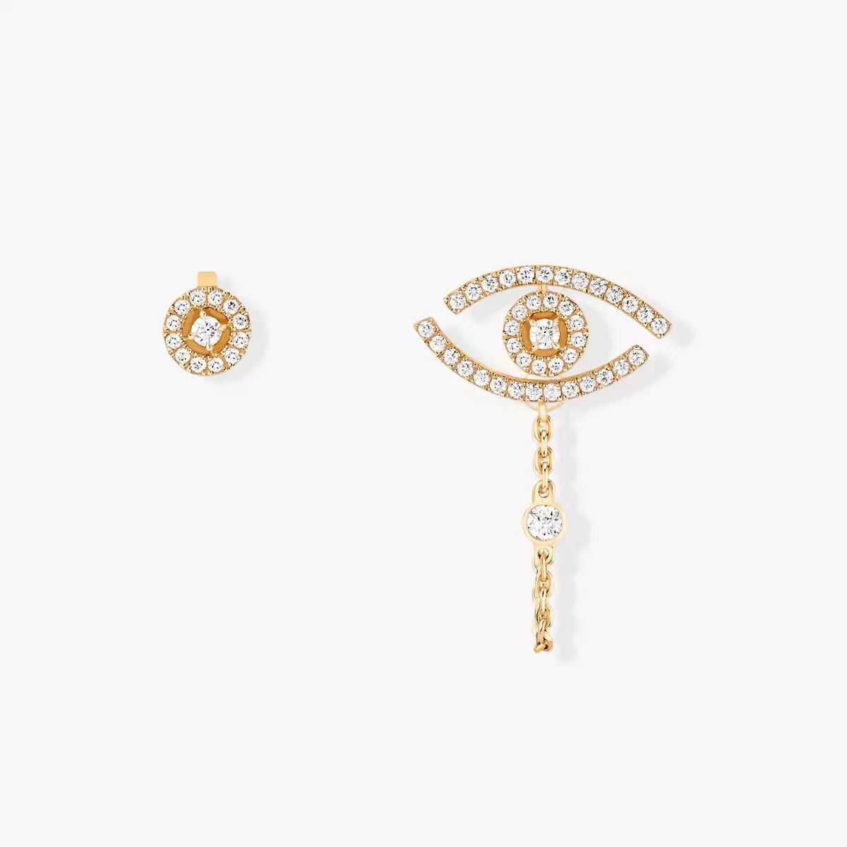 [GALE]Lucky Eye Diamond Earrings