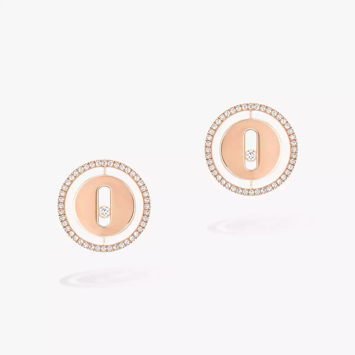 [GALE]Lucky Move Diamond Earrings