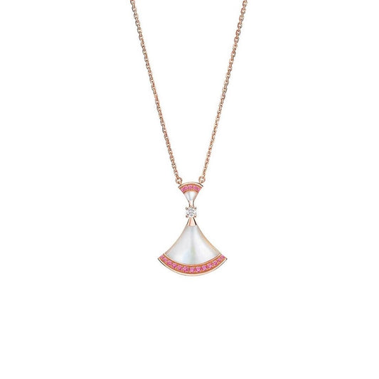 [GALE]DREAM NECKLACE MOP PINK DIAMOND