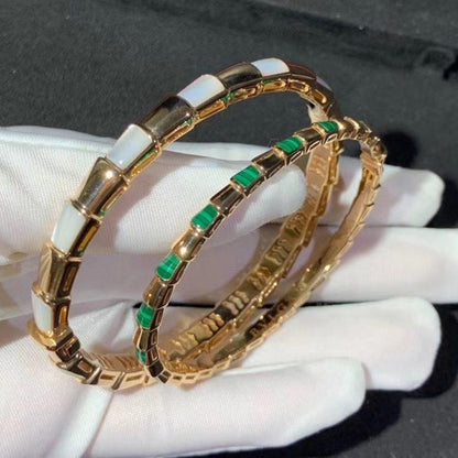 [GALE]SERPENTI BRACELET PINK GOLD MOP