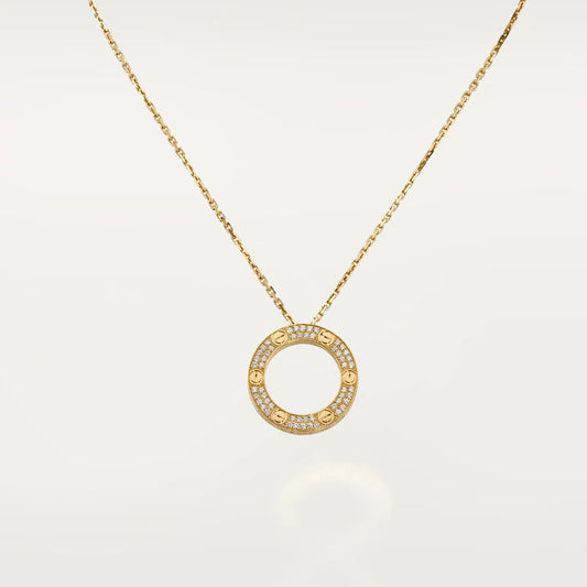 [GALE]LOVE NECKLACE ADJUSTABLE ROSE GOLD