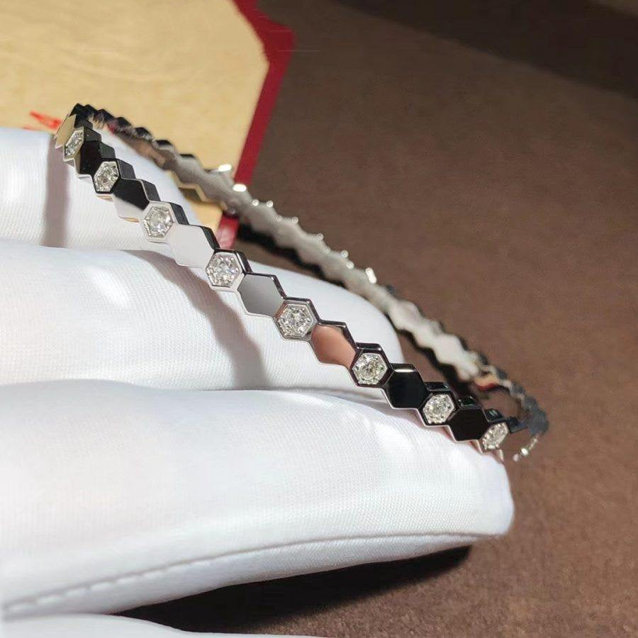 [GALE]BEE LOVE SILVER DIAMOND BRACELET