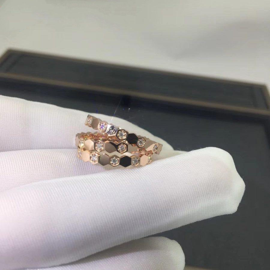[GALE]BEE LOVE RING PINK GOLD DIAMOND