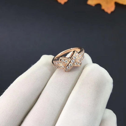 [GALE]JEUX DE RING PINK GOLD DIAMOND