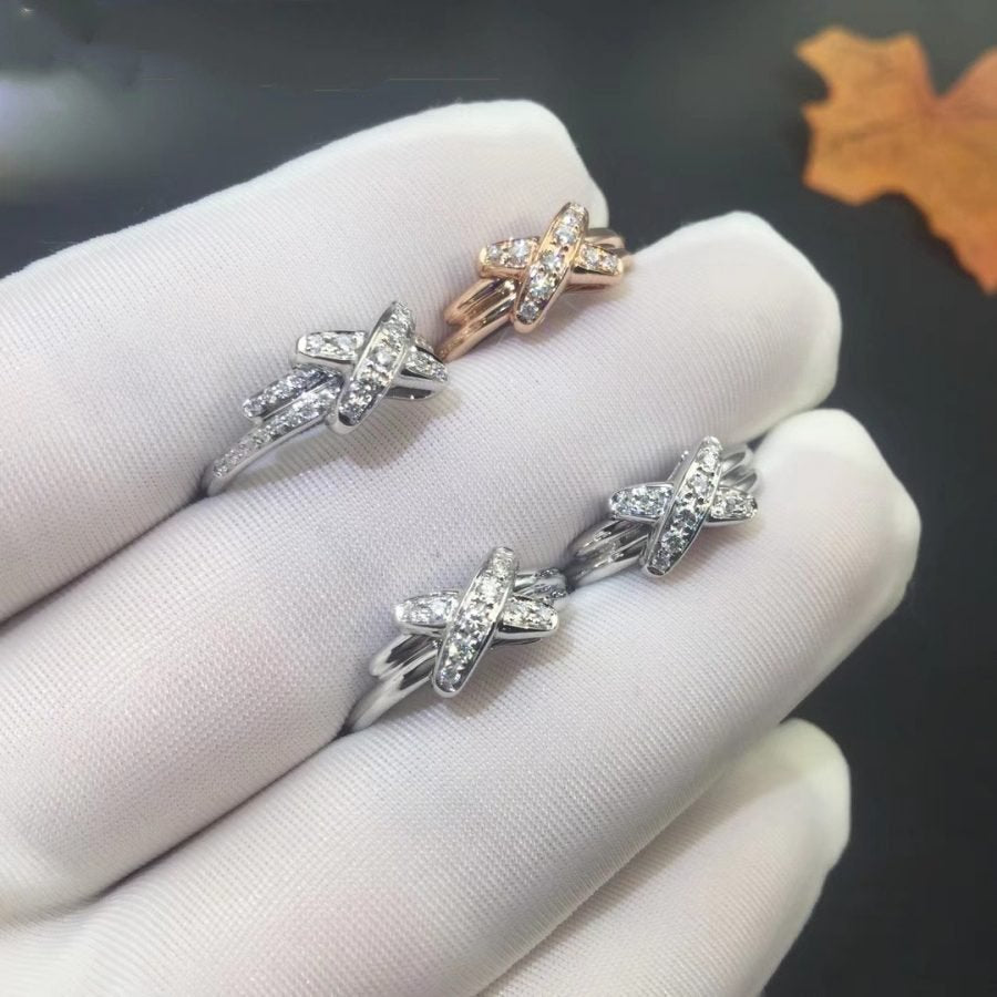 [GALE]JEUX DE SILVER DIAMOND RING
