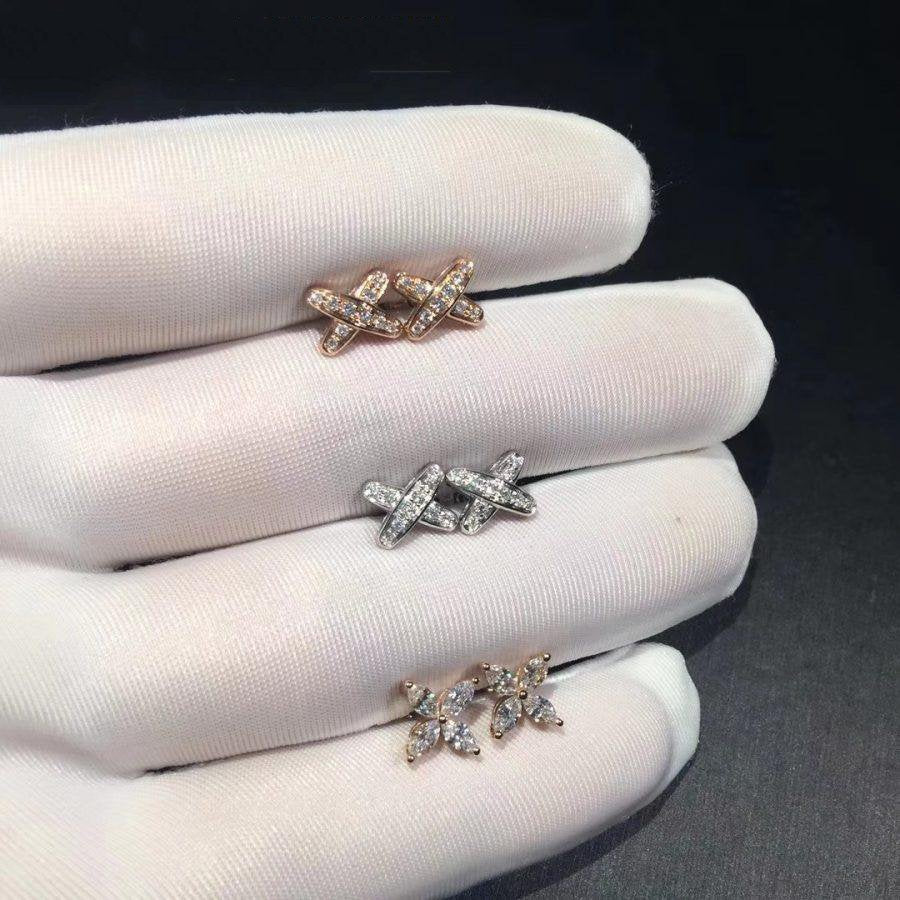 [GALE]JEUX DE DIAMOND EARRINGS
