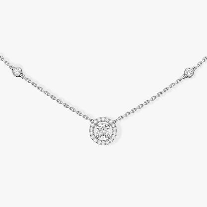 [GALE]Diamond Necklace 0,20ct Brilliant Shape Joy