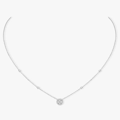 [GALE]Diamond Necklace 0,20ct Brilliant Shape Joy