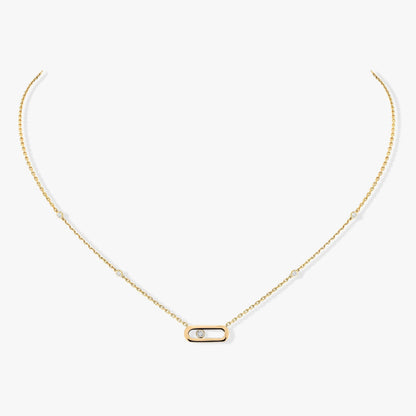 [GALE]MOVE UNO DIAMOND NECKLACE
