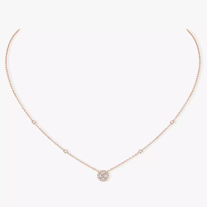 [GALE]Diamond Necklace 0,20ct Brilliant Shape Joy