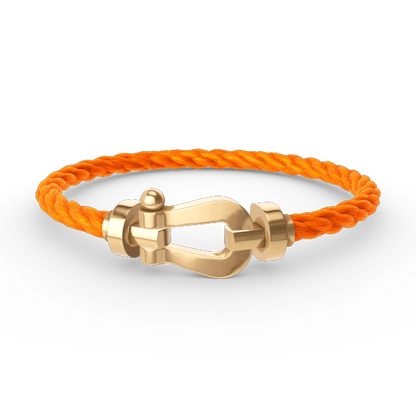[GALE]FORCE LARGE HORSESHOE NO DIAMOND BRACELET GOLD