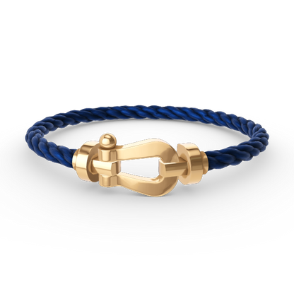 [GALE]Force Horseshoe & Clover 5 Motifs Bracelet Stack Set