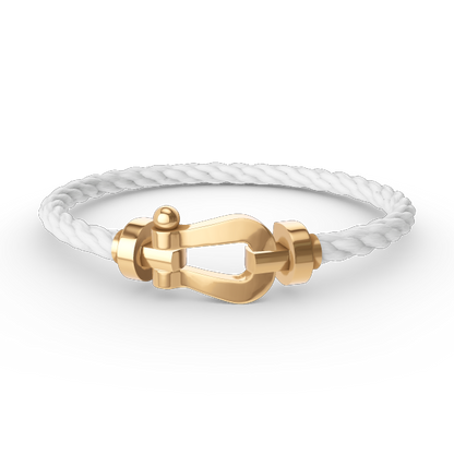 [GALE]FORCE LARGE HORSESHOE NO DIAMOND BRACELET GOLD