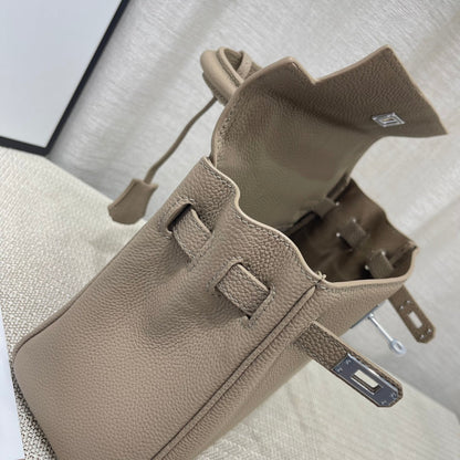 HM Kelly 25cm Gris Tourterelle Togo Leather Silver Hardware