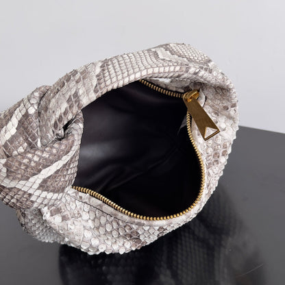 BV Mini Jodie 23cm Top Handle Bag In Python Leather 209323
