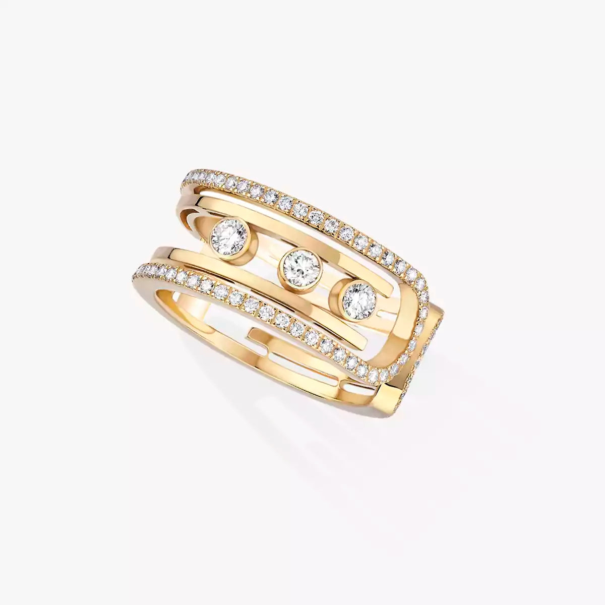 [GALE]Move 10th Diamond Ring in Gold