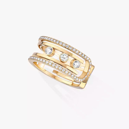 [GALE]Move 10th Diamond Ring in Gold