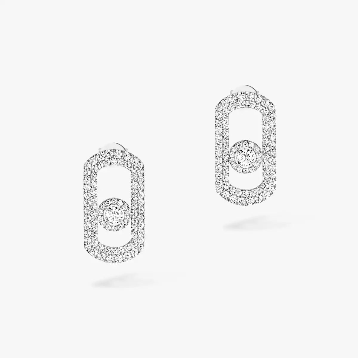 [GALE]So Move Pave_-Set Diamond Earrings in Silver