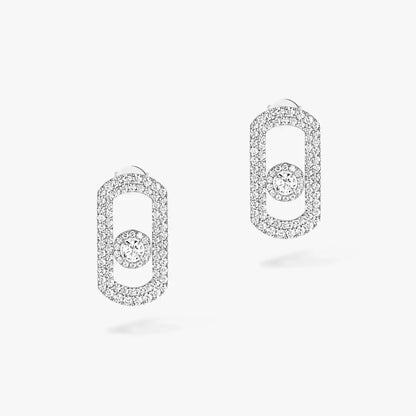 [GALE]So Move Pave_-Set Diamond Earrings in Silver