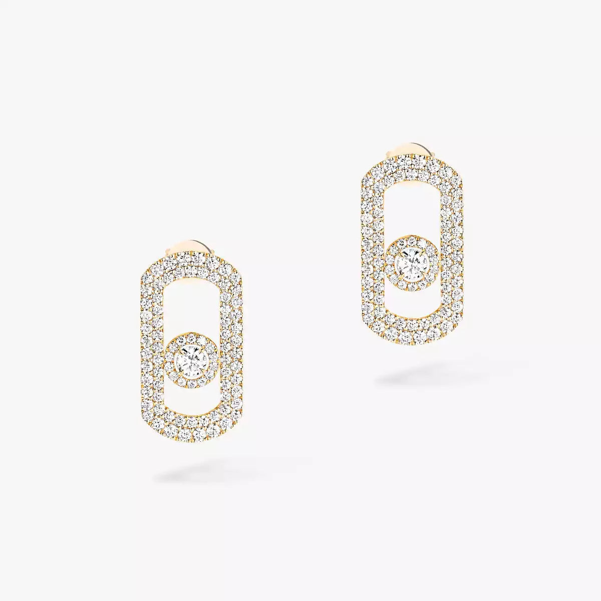 [GALE]So Move Pave_-Set Diamond Earrings in Silver