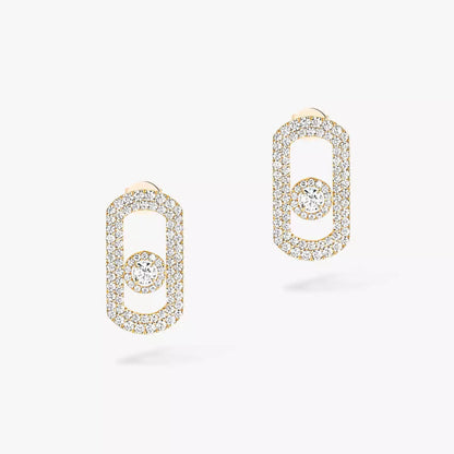 [GALE]So Move Pave_-Set Diamond Earrings in Silver