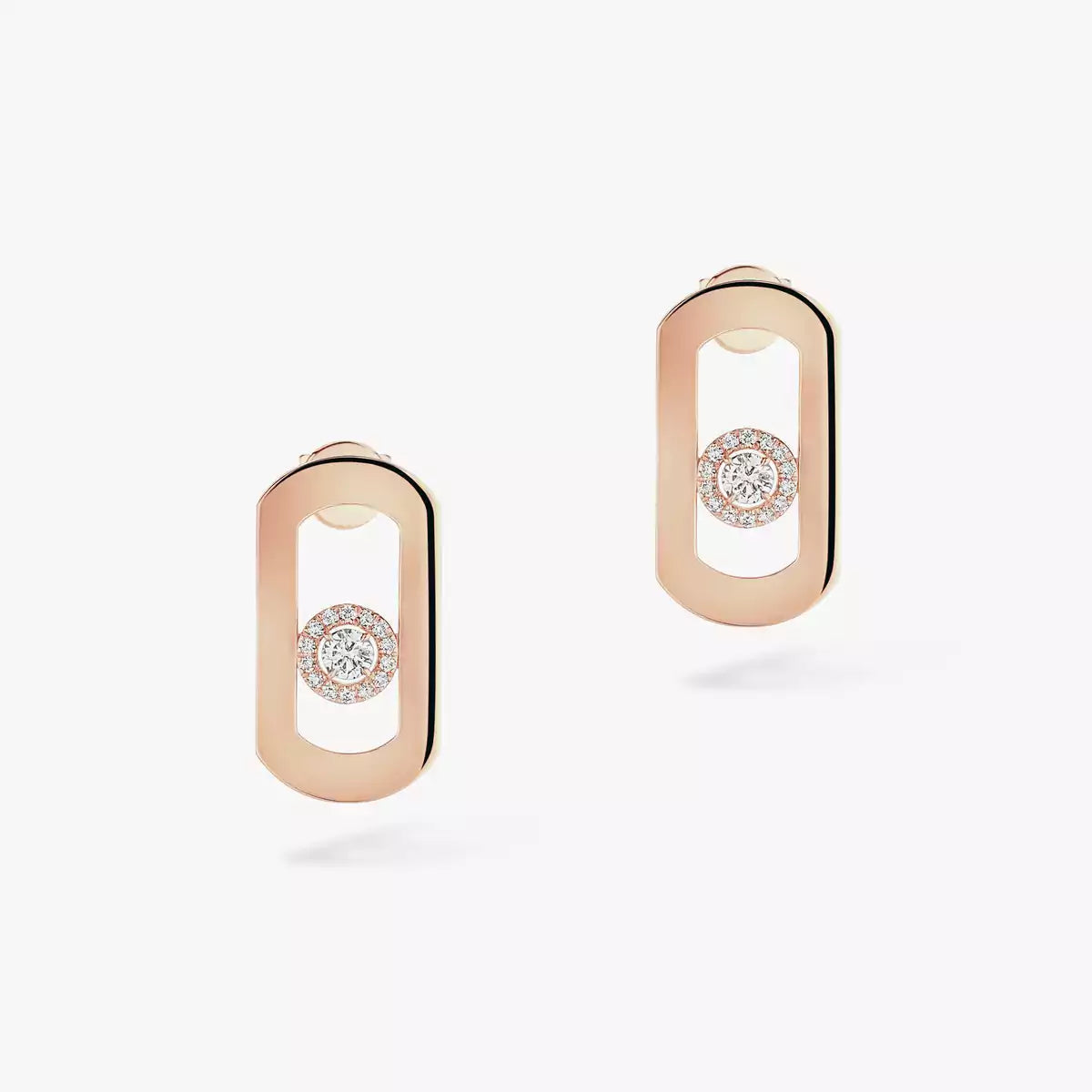 [GALE]So Move Diamond Earrings in Yellow Gold