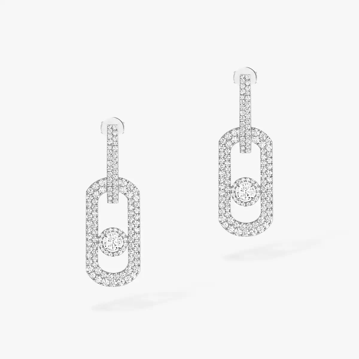 [GALE]So Move XL Pave_-Set Diamond Pendant Earrings