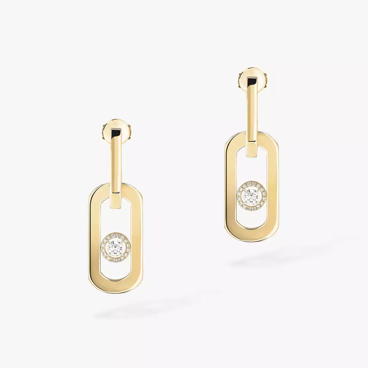 [GALE] So Move XL Diamond Hoop Earring