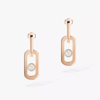 [GALE]So Move XL Diamond Pendant Earrings