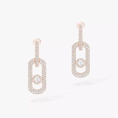 [GALE]So Move XL Pave_-Set Diamond Pendant Earrings