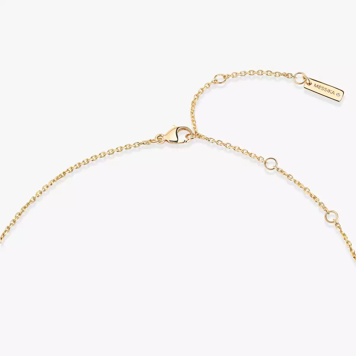 [GALE]Lucky Eye Diamond Necklace in Rose Gold and Turquoise