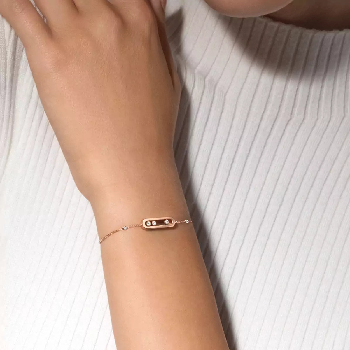 [GALE]Baby Move Diamond Bracelet