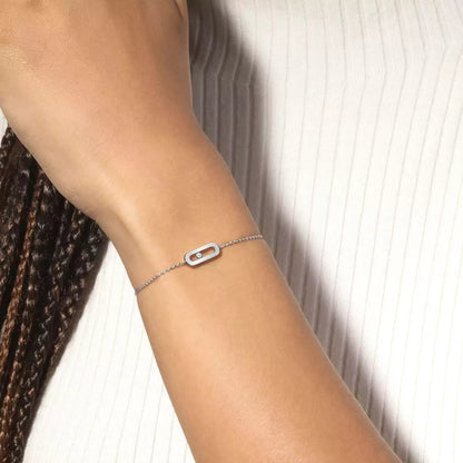 [GALE]Move Uno Diamond Bracelet
