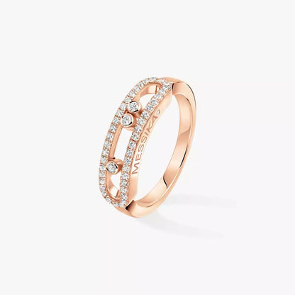 [GALE] Baby Move Gold Diamond Pave_ Ring