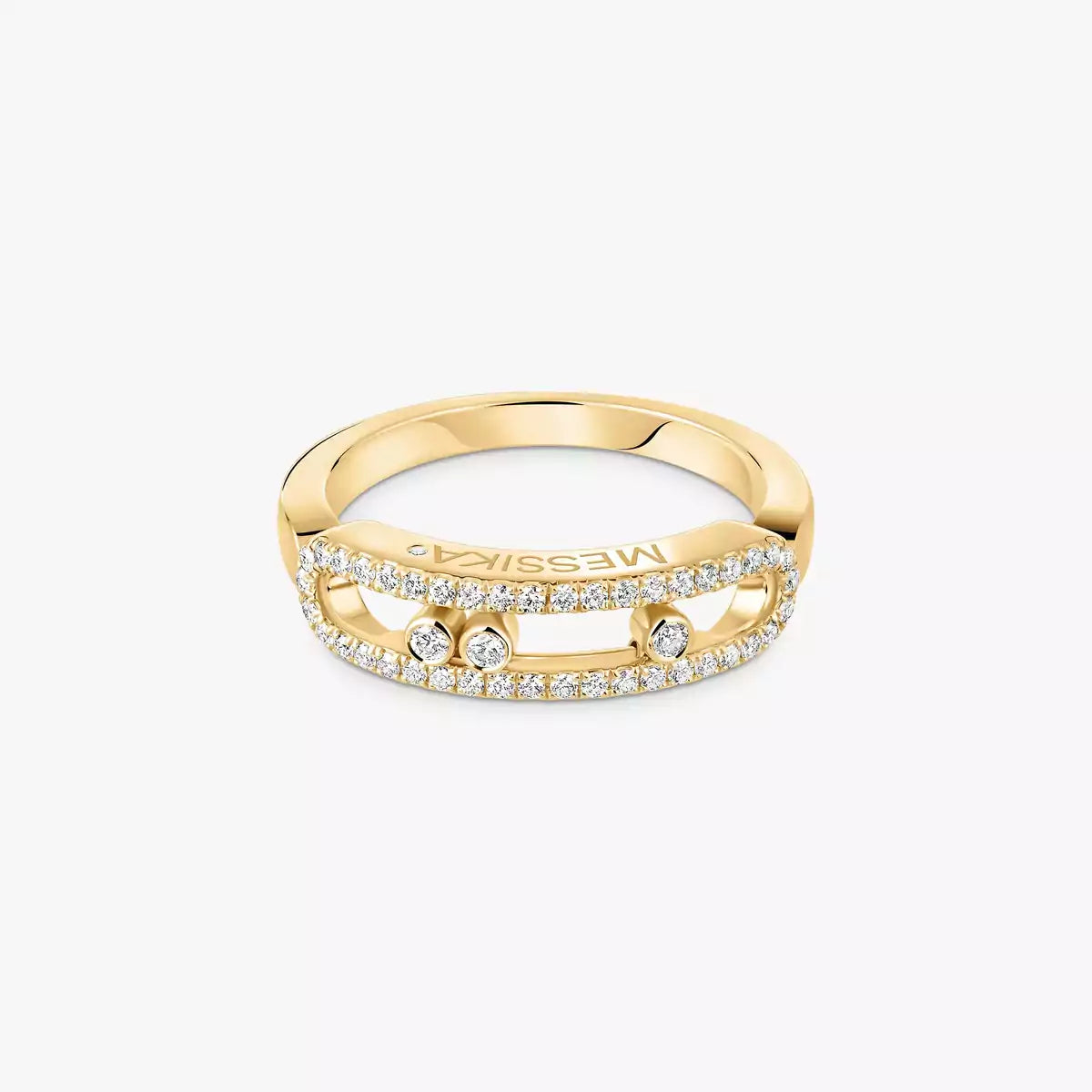 [GALE] Baby Move Gold Diamond Pave_ Ring