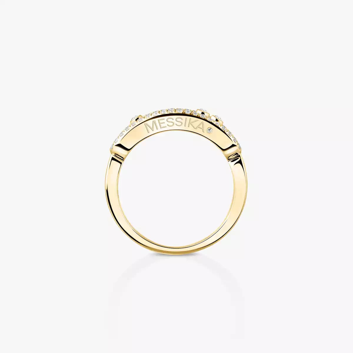 [GALE] Baby Move Gold Diamond Pave_ Ring