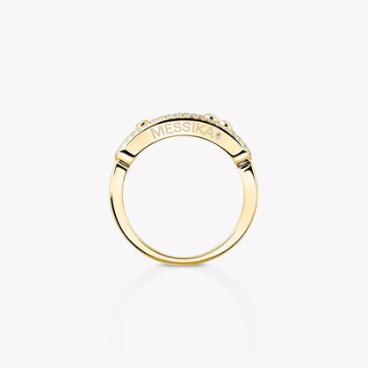 [GALE] Baby Move Gold Diamond Pave_ Ring