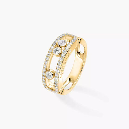 [GALE] Move Gold Diamond Pave_ Ring