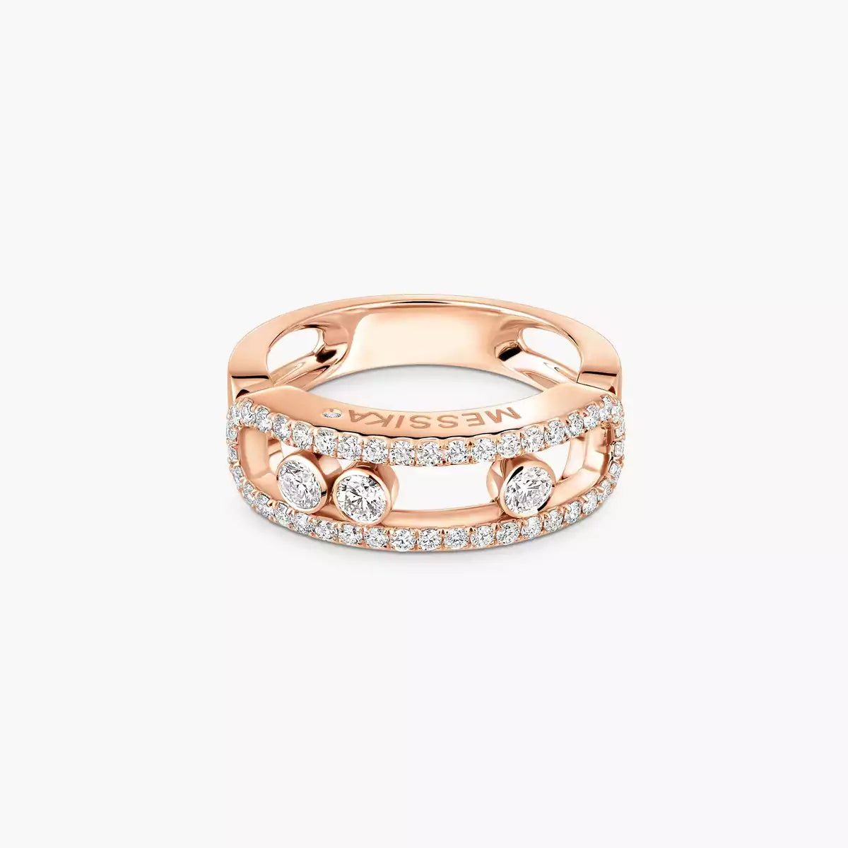 [GALE] Move Gold Diamond Pave_ Ring