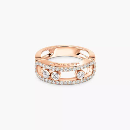 [GALE] Move Gold Diamond Pave_ Ring