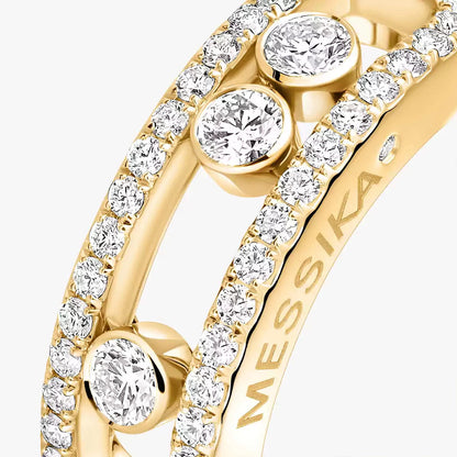 [GALE] Move Gold Diamond Pave_ Ring