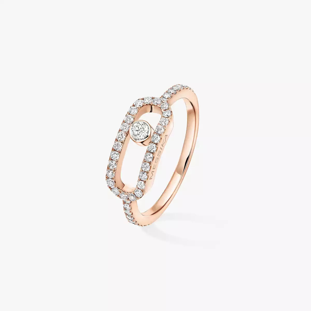 [GALE]Move Uno Diamond Ring in Gold