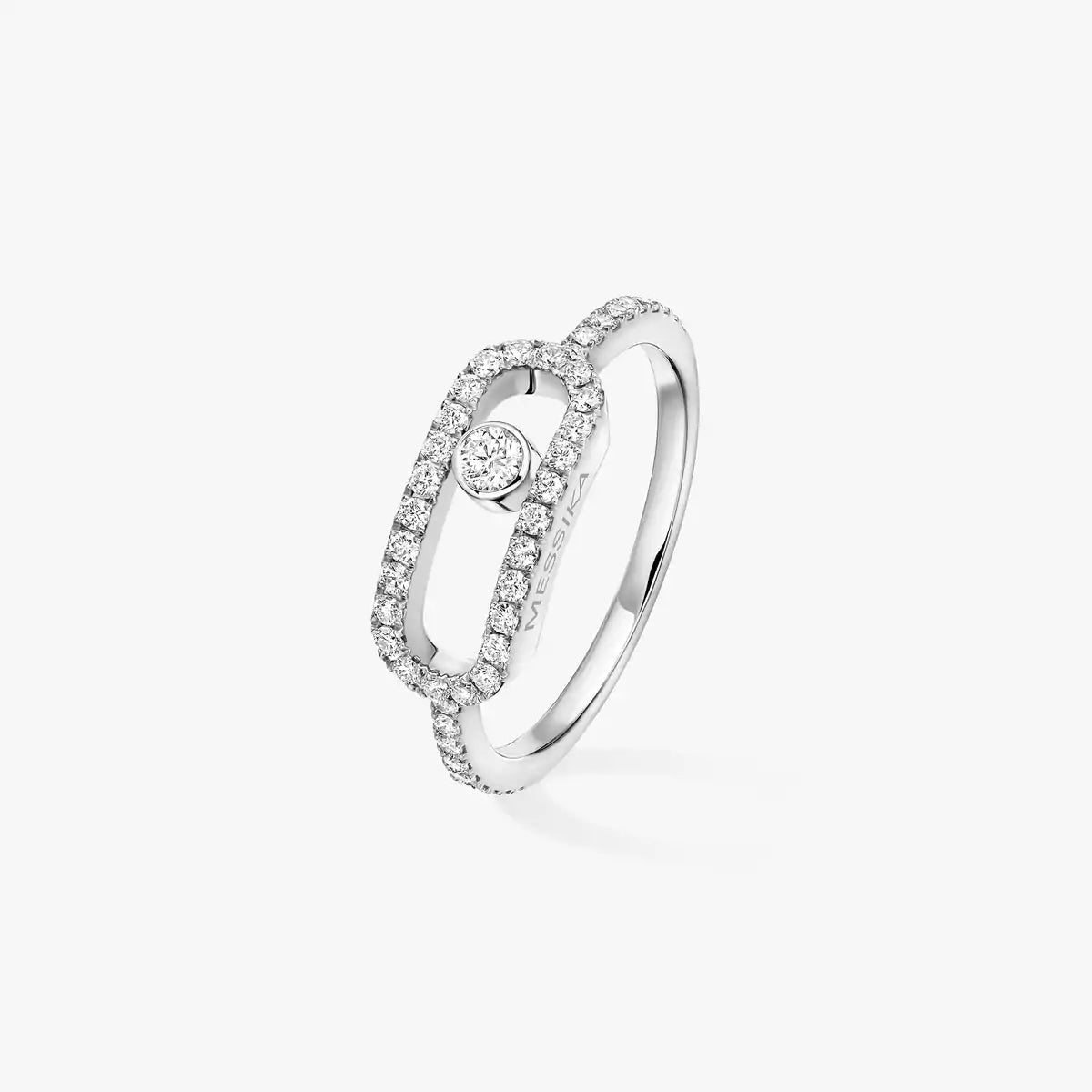 [GALE]Move Uno Diamond Ring in Gold