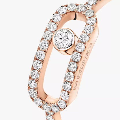 [GALE]Move Uno Diamond Ring in Gold