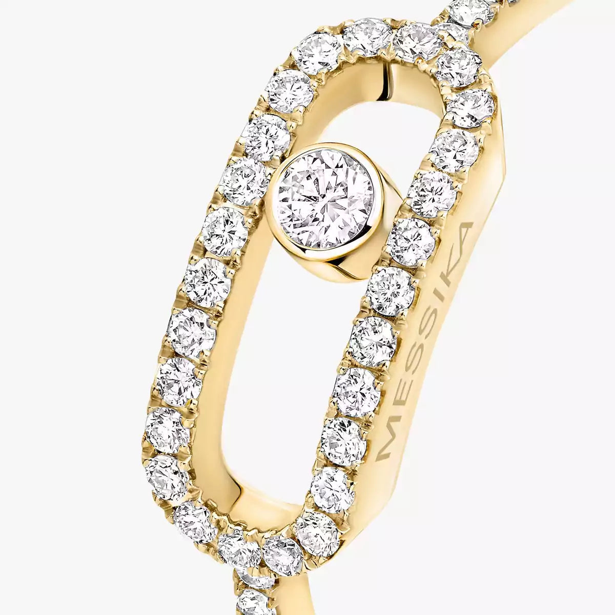 [GALE]Move Uno Diamond Ring in Gold