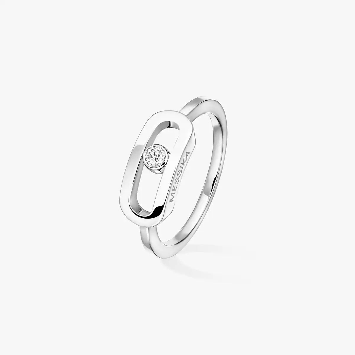 [GALE]Move Uno Diamond Ring in Gold