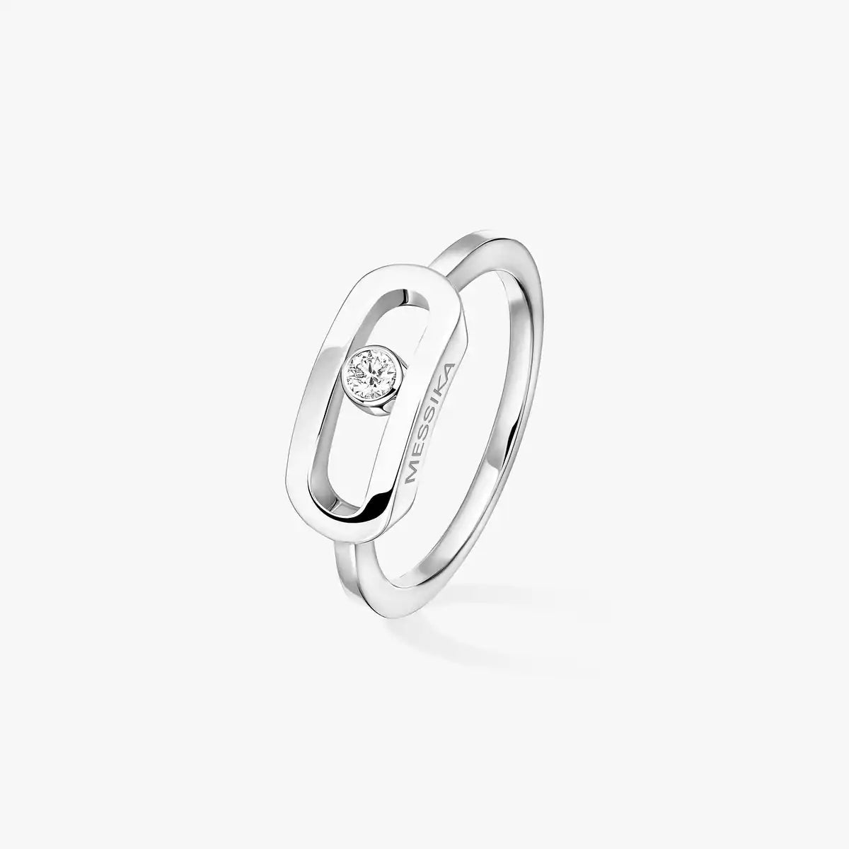 [GALE]Move Uno Diamond Ring in Gold