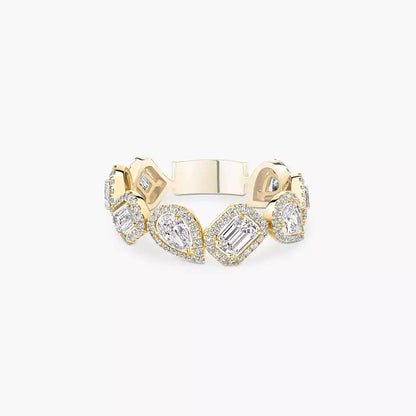 [GALE]Diamond Wedding Ring My Twin