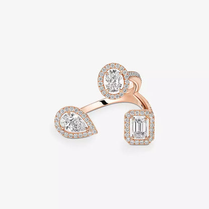 [[GALE] Diamond Ring 0,25ct My Twin Trilogy